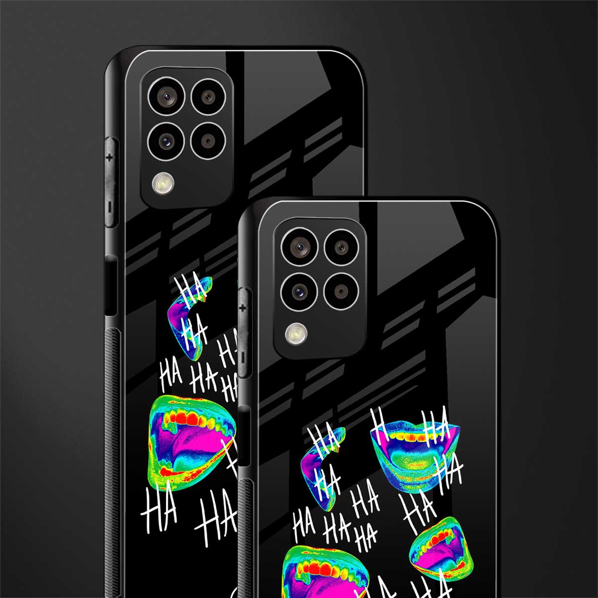 hahahahahaha back phone cover | glass case for samsung galaxy m33 5g