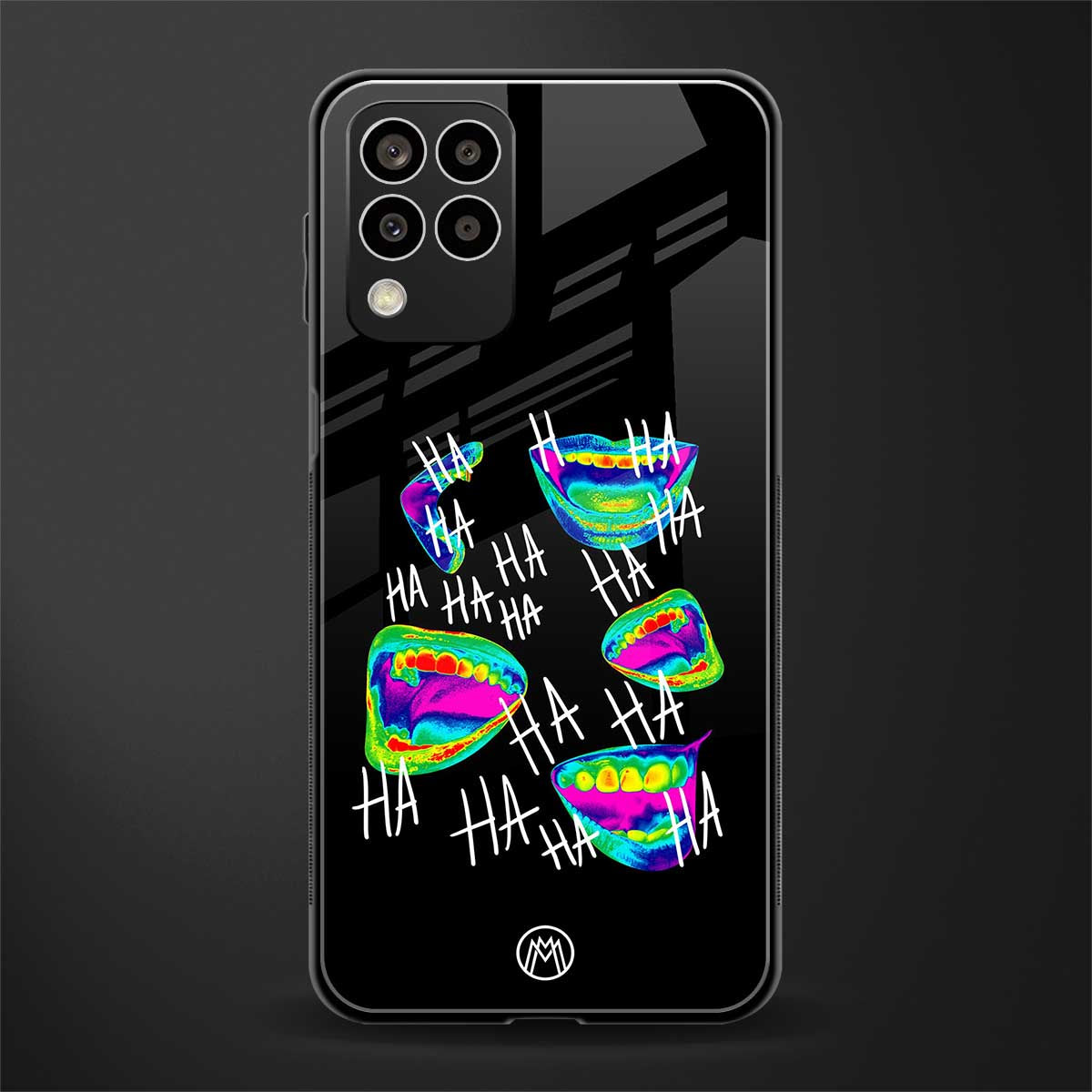 hahahahahaha back phone cover | glass case for samsung galaxy m33 5g