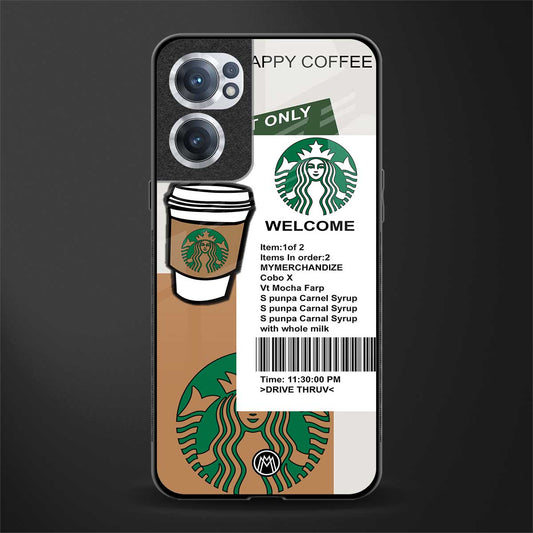 happy coffee glass case for oneplus nord ce 2 5g image