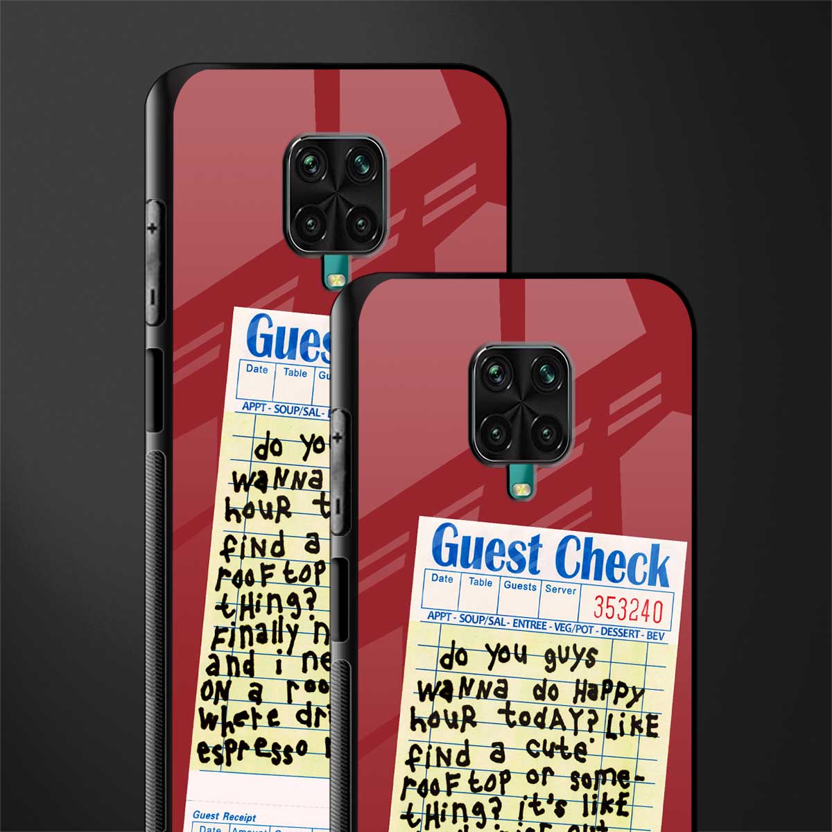 happy hour glass case for poco m2 pro image-2