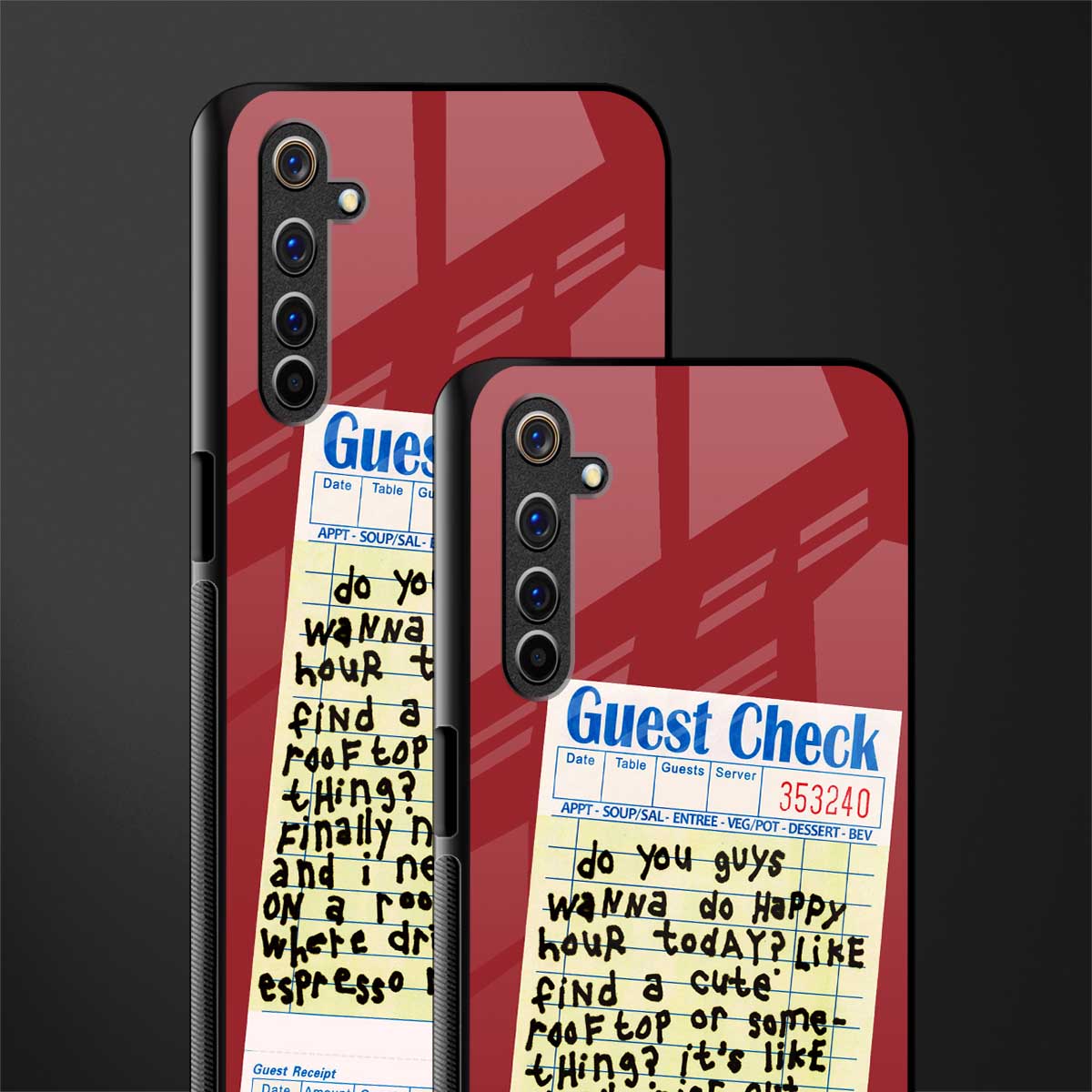 happy hour glass case for realme 6i image-2