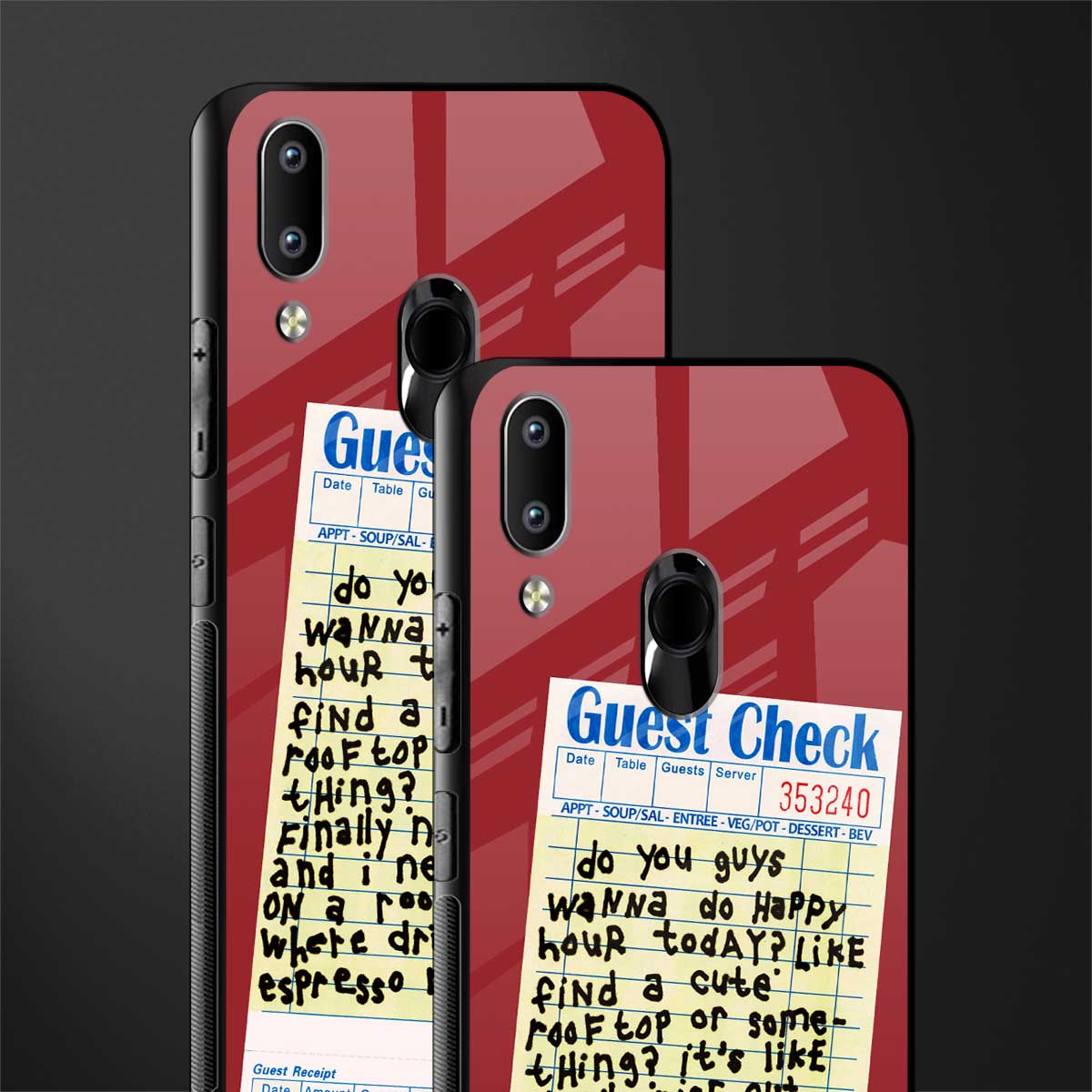 happy hour glass case for vivo y91 image-2