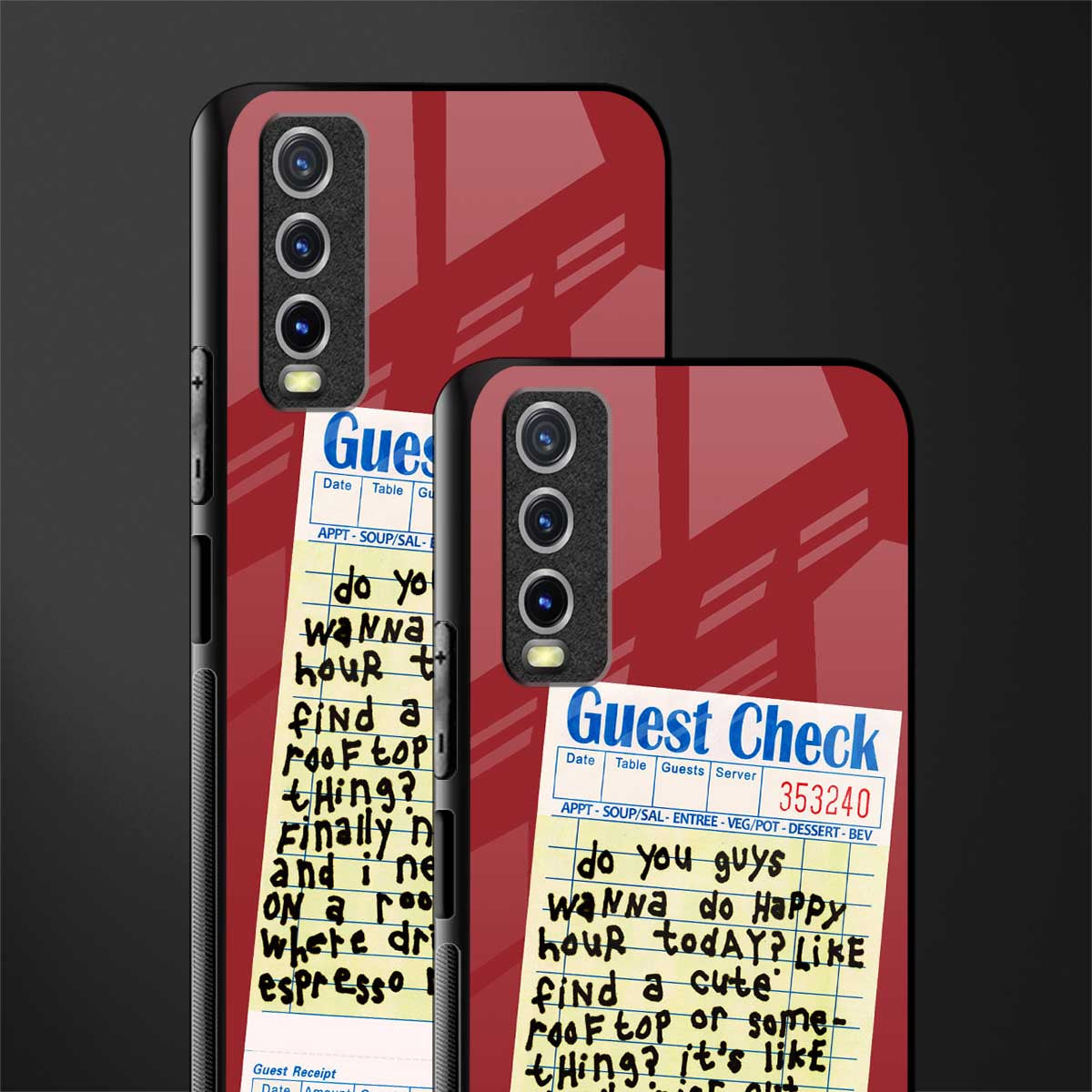 happy hour glass case for vivo y12s image-2