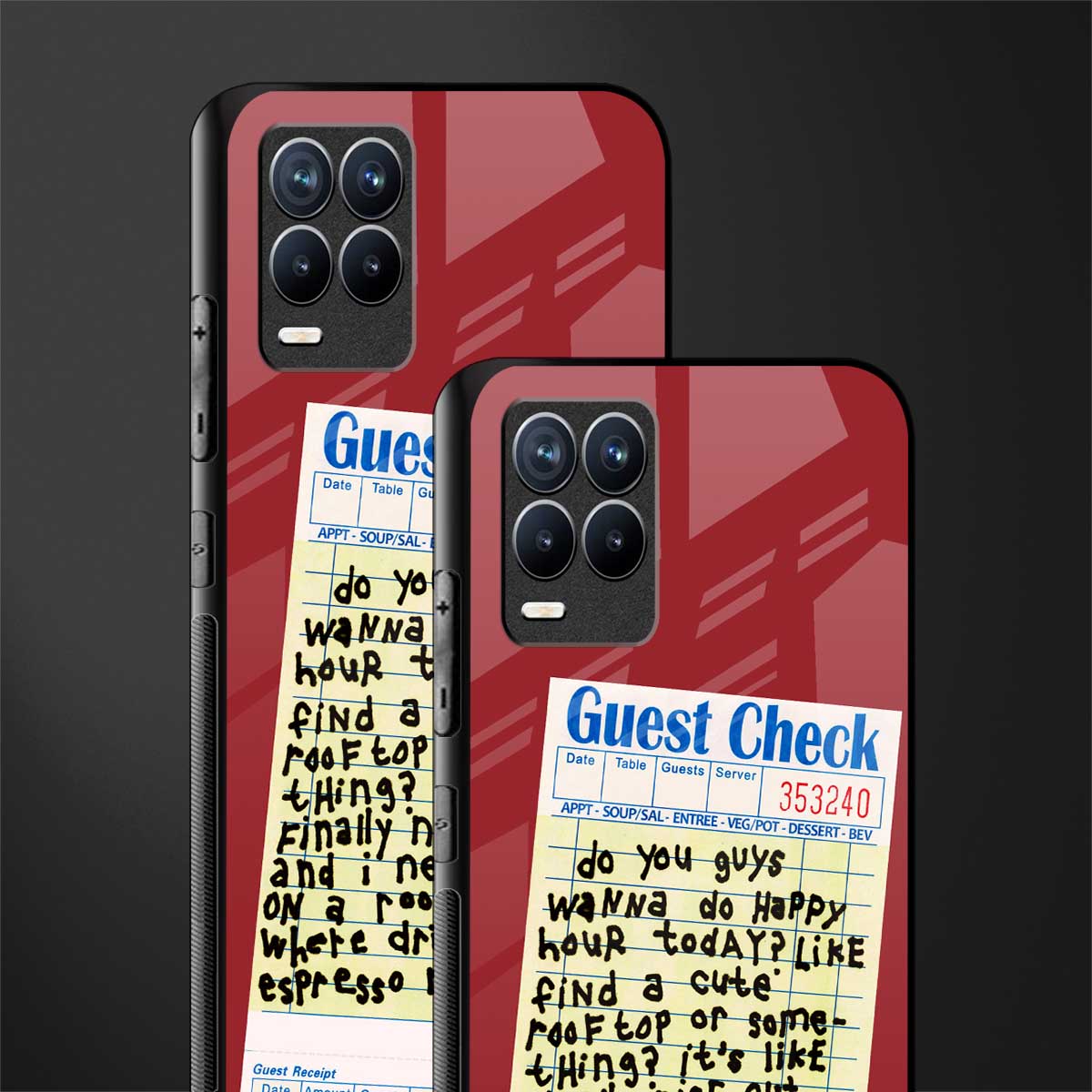 happy hour glass case for realme 8 4g image-2
