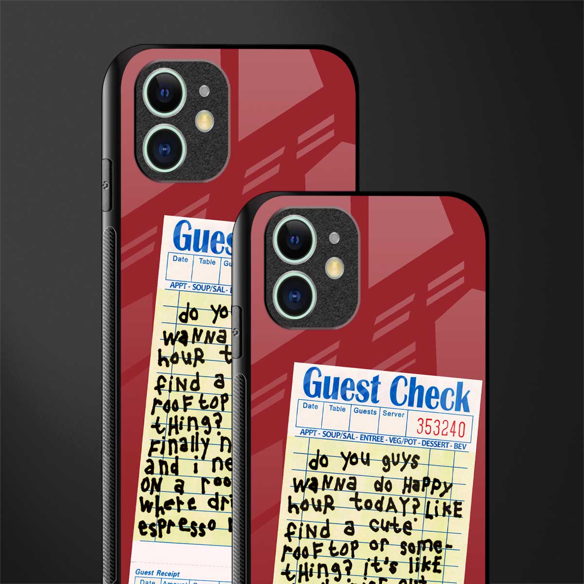 happy hour glass case for iphone 11 image-2