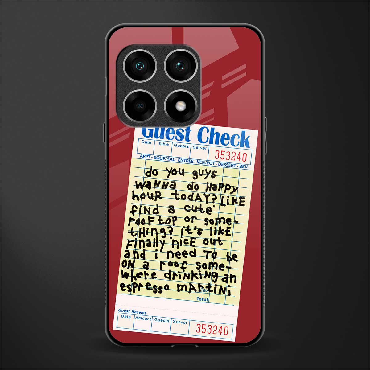 happy hour glass case for oneplus 10 pro 5g image
