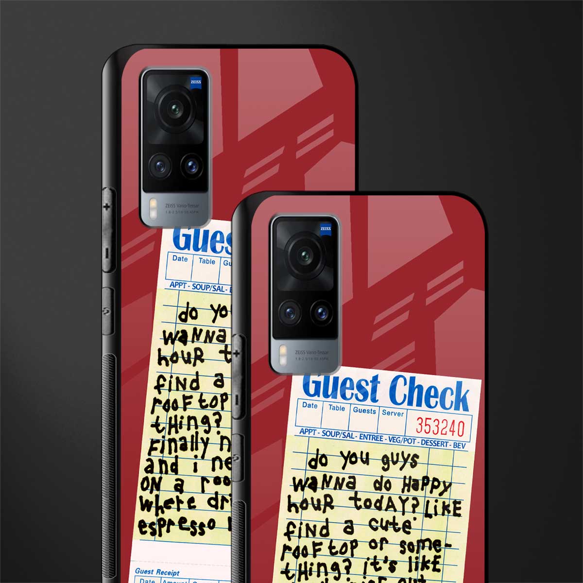 happy hour glass case for vivo x60 image-2