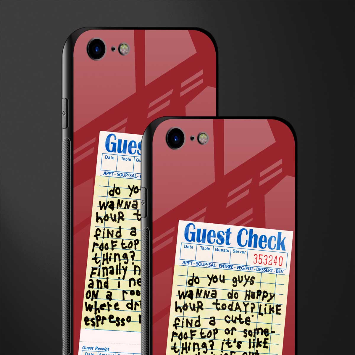 happy hour glass case for iphone 8 image-2