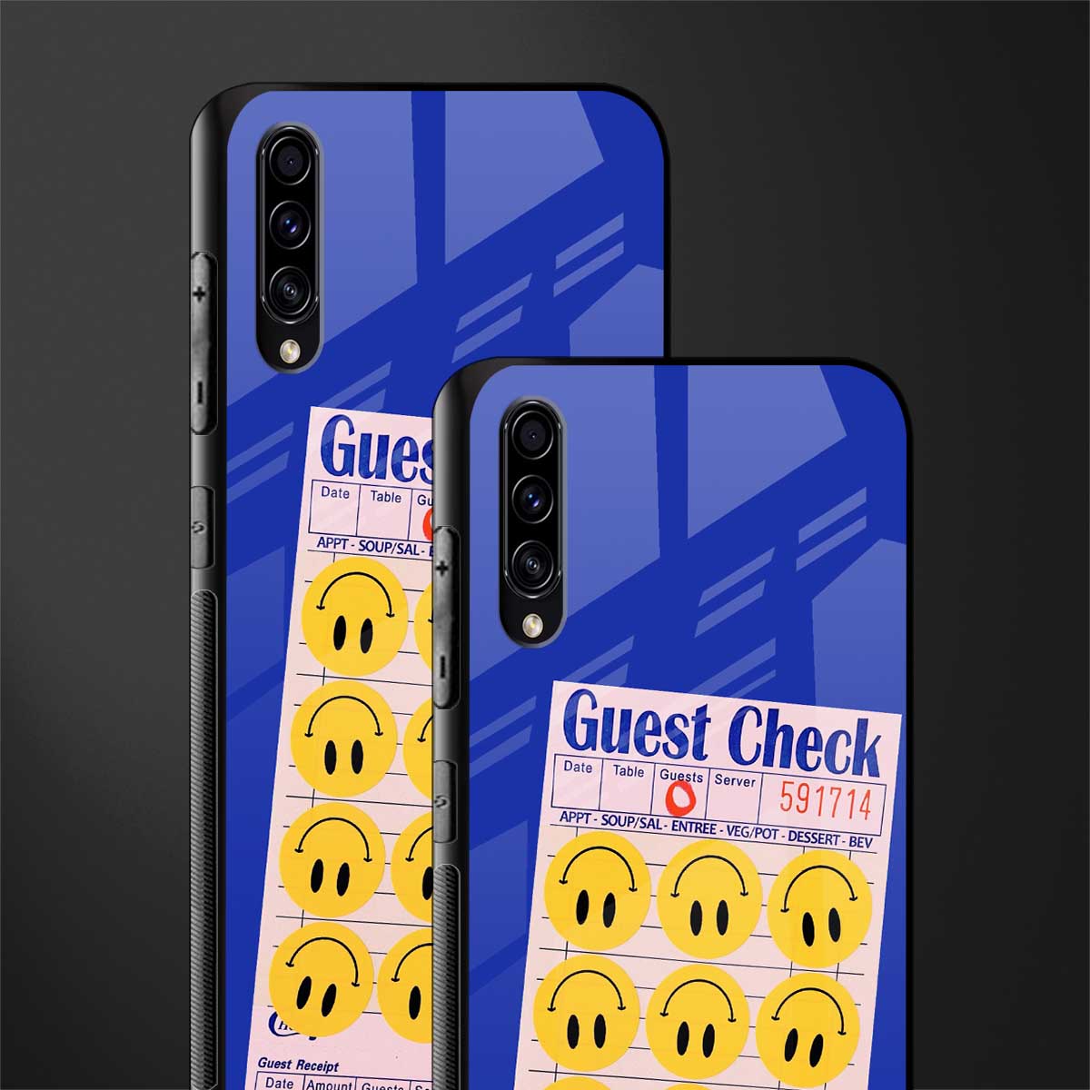 happy meals glass case for samsung galaxy a70 image-2