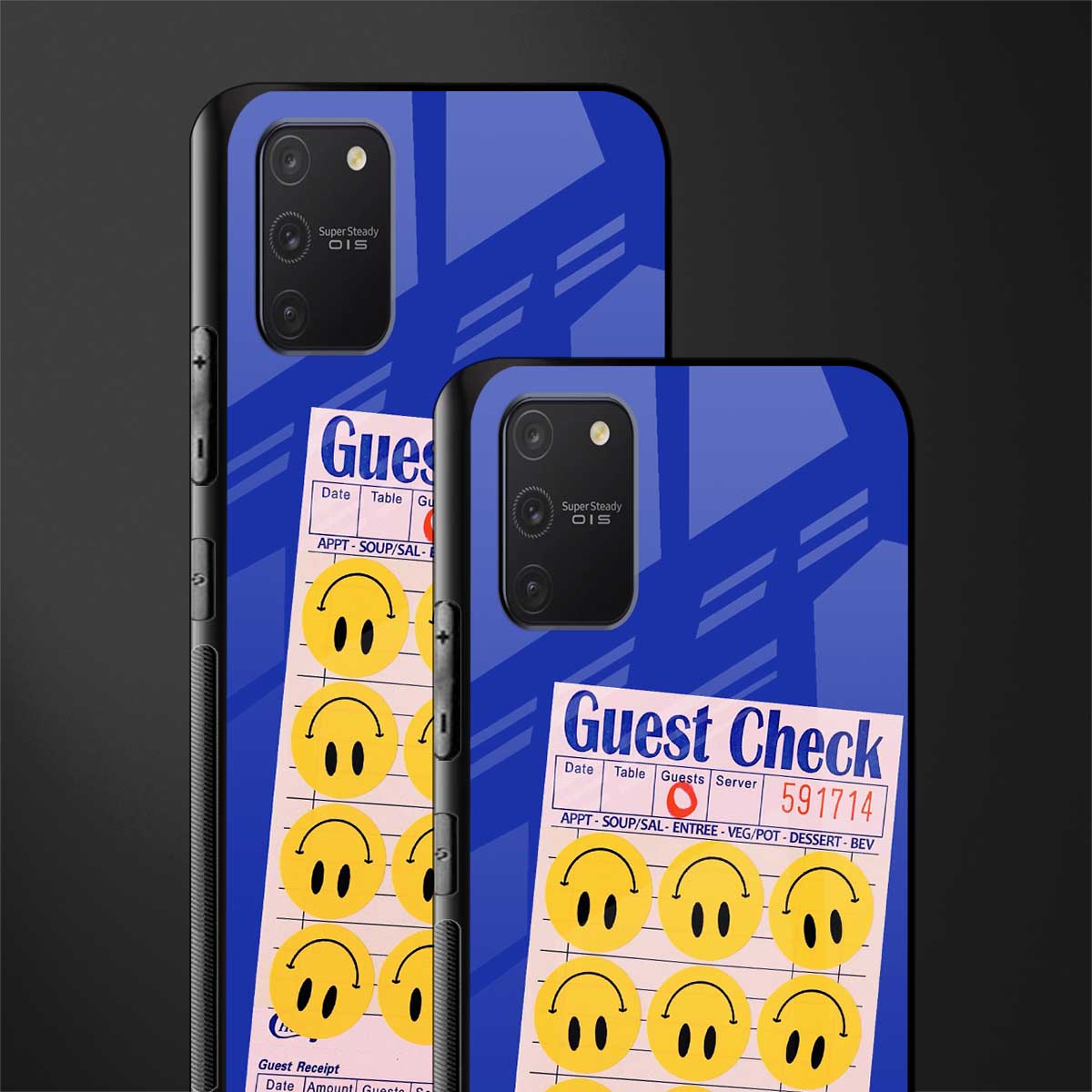happy meals glass case for samsung galaxy a91 image-2