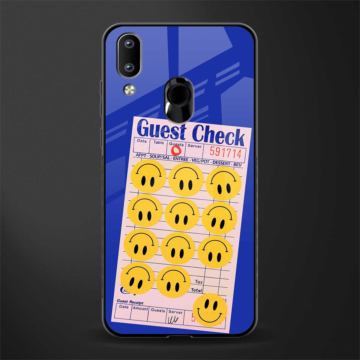 happy meals glass case for vivo y91 image