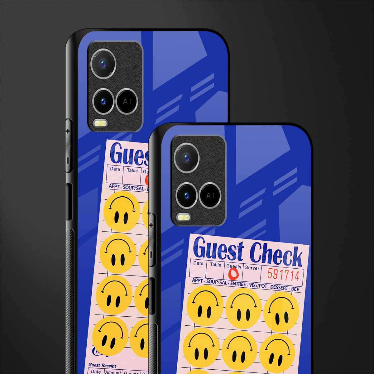happy meals glass case for vivo y33s vivo y33t image-2