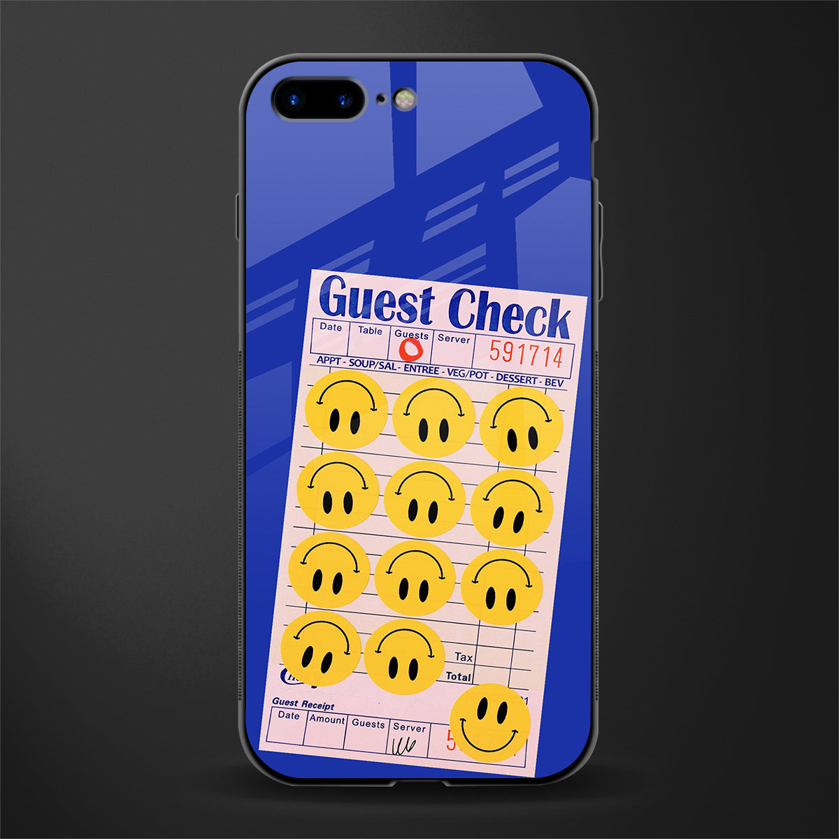 happy meals glass case for iphone 8 plus image
