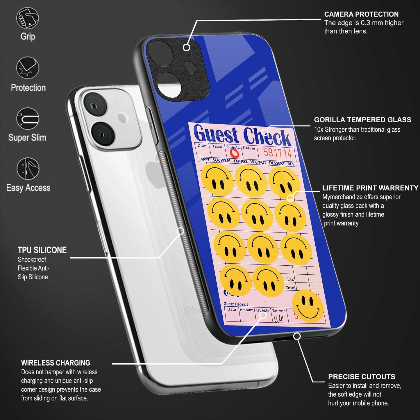 happy meals glass case for oppo reno 3 pro image-4