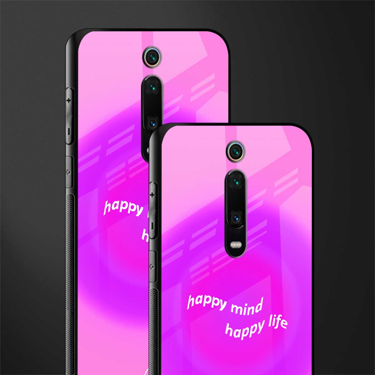 happy mind glass case for redmi k20 image-2