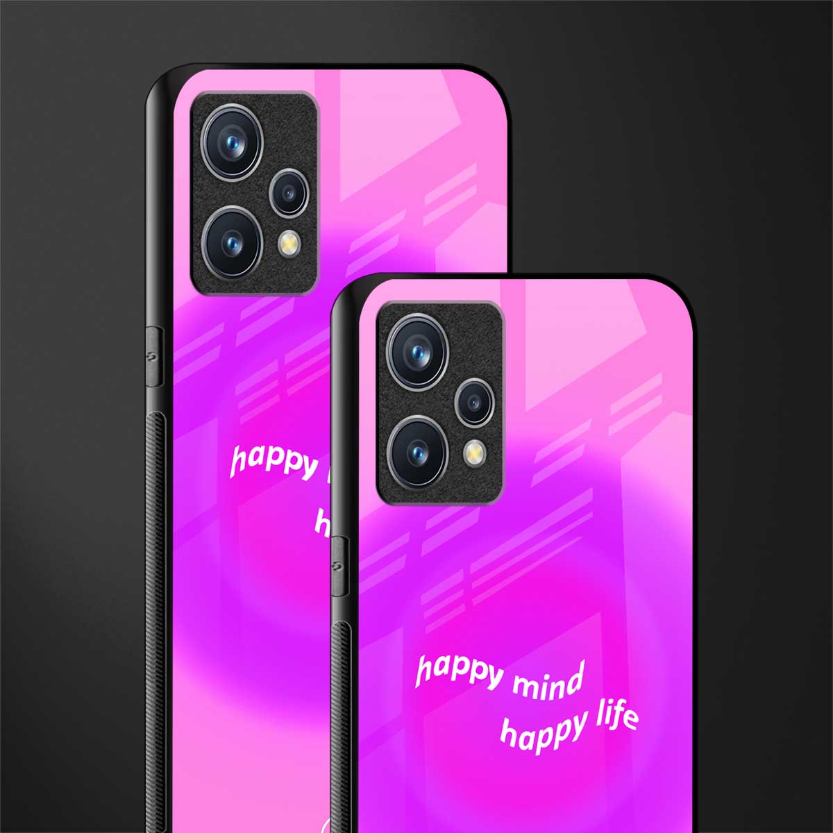 happy mind glass case for realme 9 4g image-2