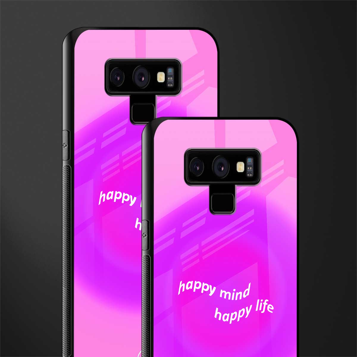 happy mind glass case for samsung galaxy note 9 image-2