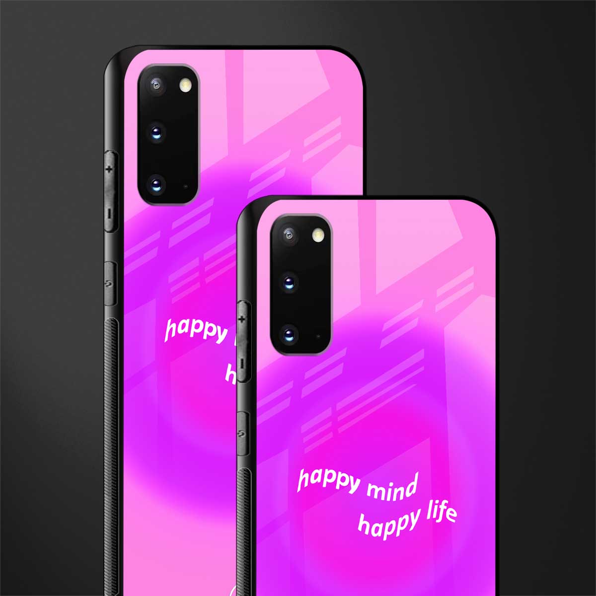 happy mind glass case for samsung galaxy s20 image-2