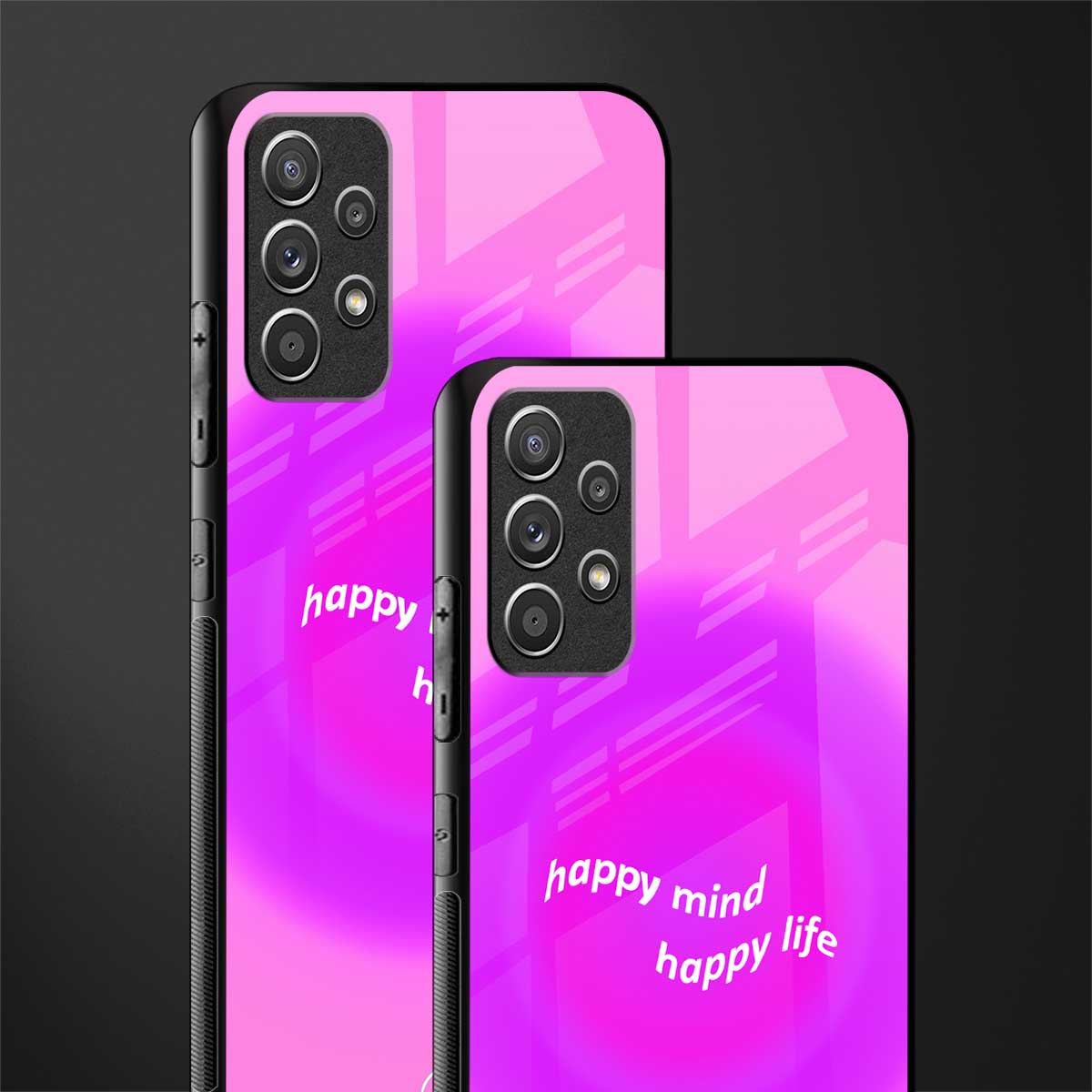 happy mind glass case for samsung galaxy a72 image-2