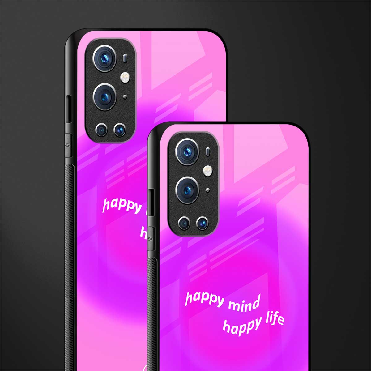 happy mind glass case for oneplus 9 pro image-2
