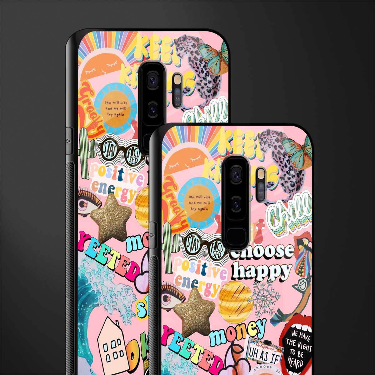 happy summer collage glass case for samsung galaxy s9 plus image-2