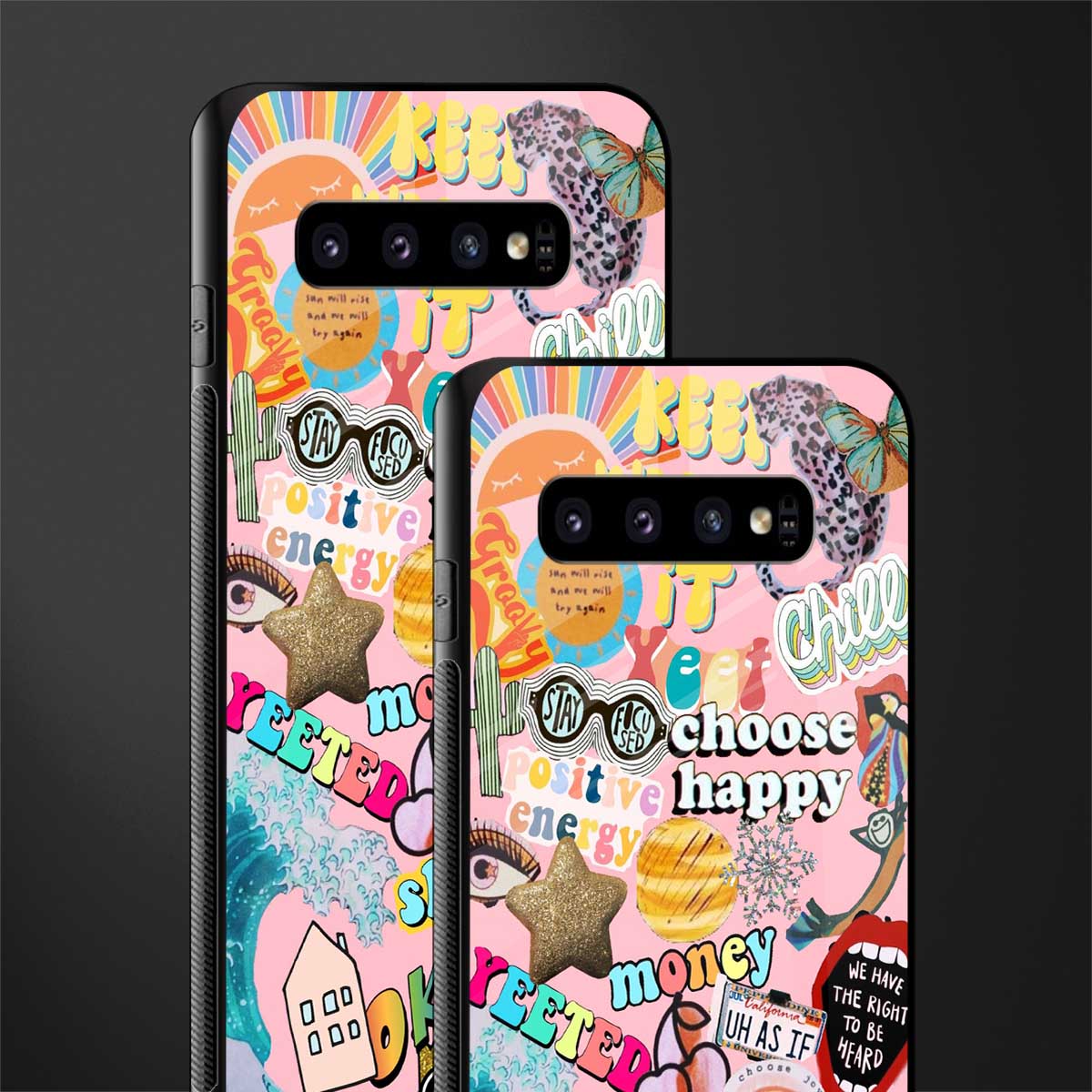 happy summer collage glass case for samsung galaxy s10 plus image-2