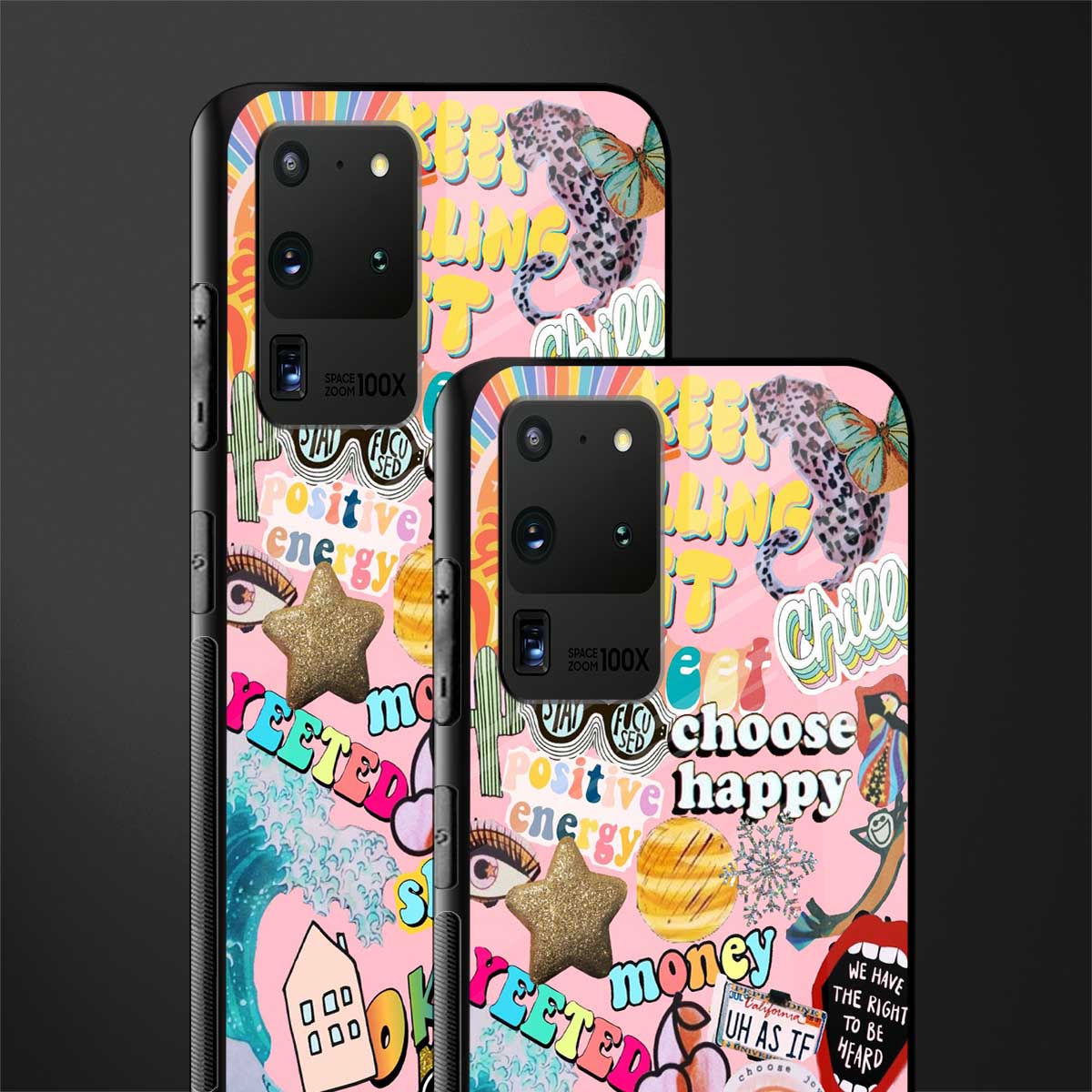 happy summer collage glass case for samsung galaxy s20 ultra image-2