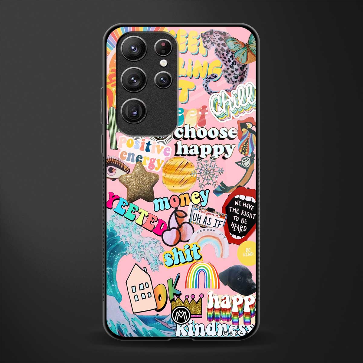 happy summer collage glass case for samsung galaxy s22 ultra 5g image