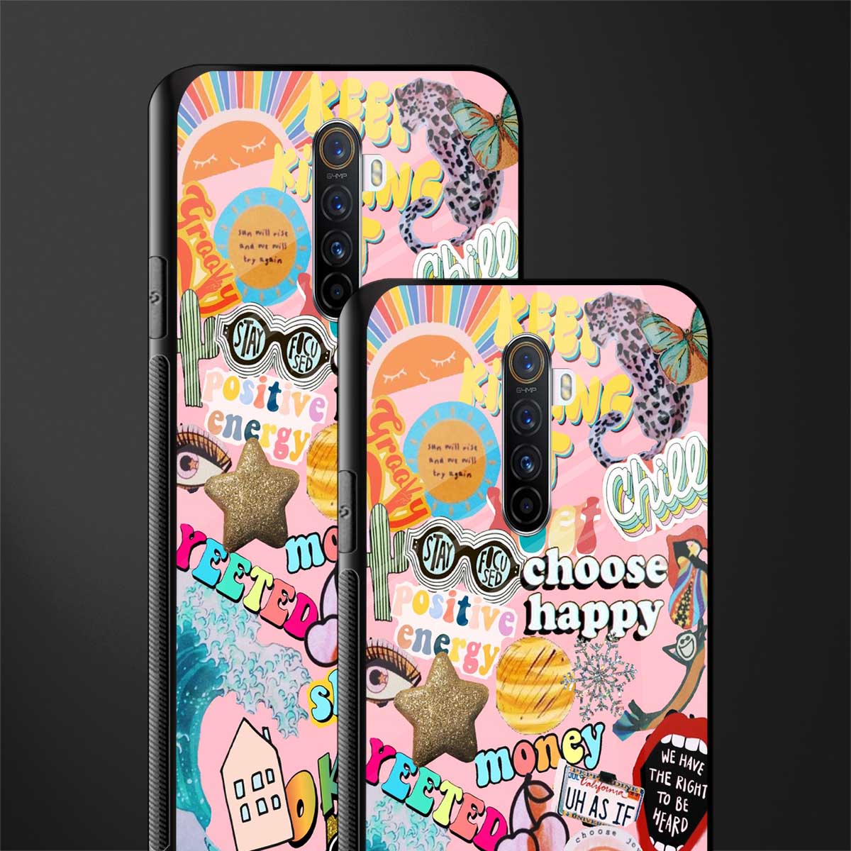 happy summer collage glass case for realme x2 pro image-2