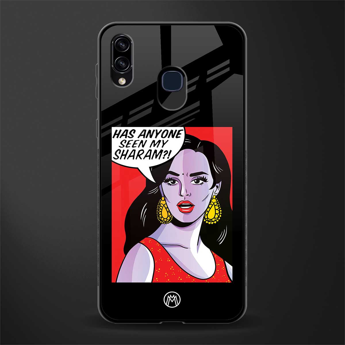 has anyone seen my sharam glass case for samsung galaxy a30 image