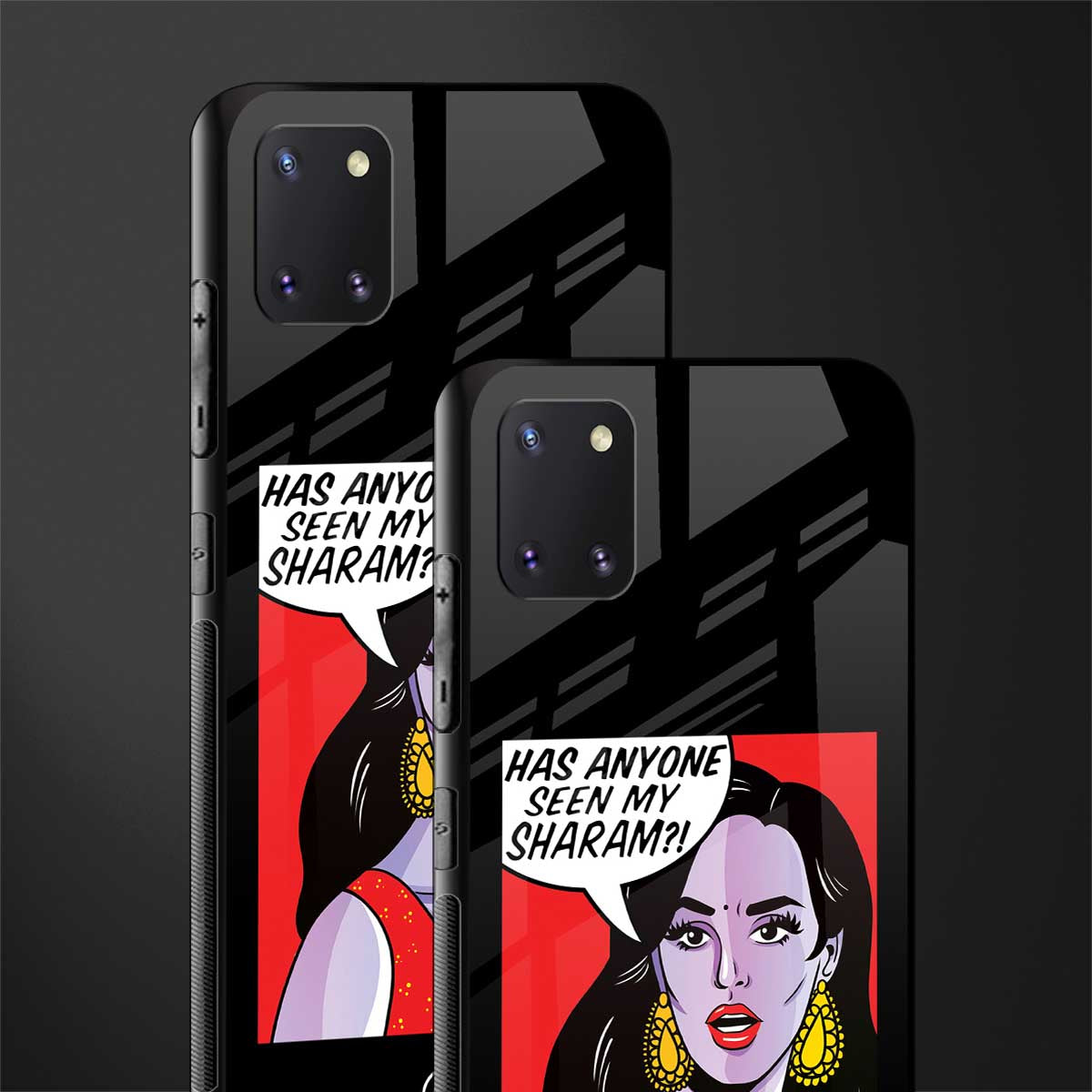 has anyone seen my sharam glass case for samsung a81 image-2