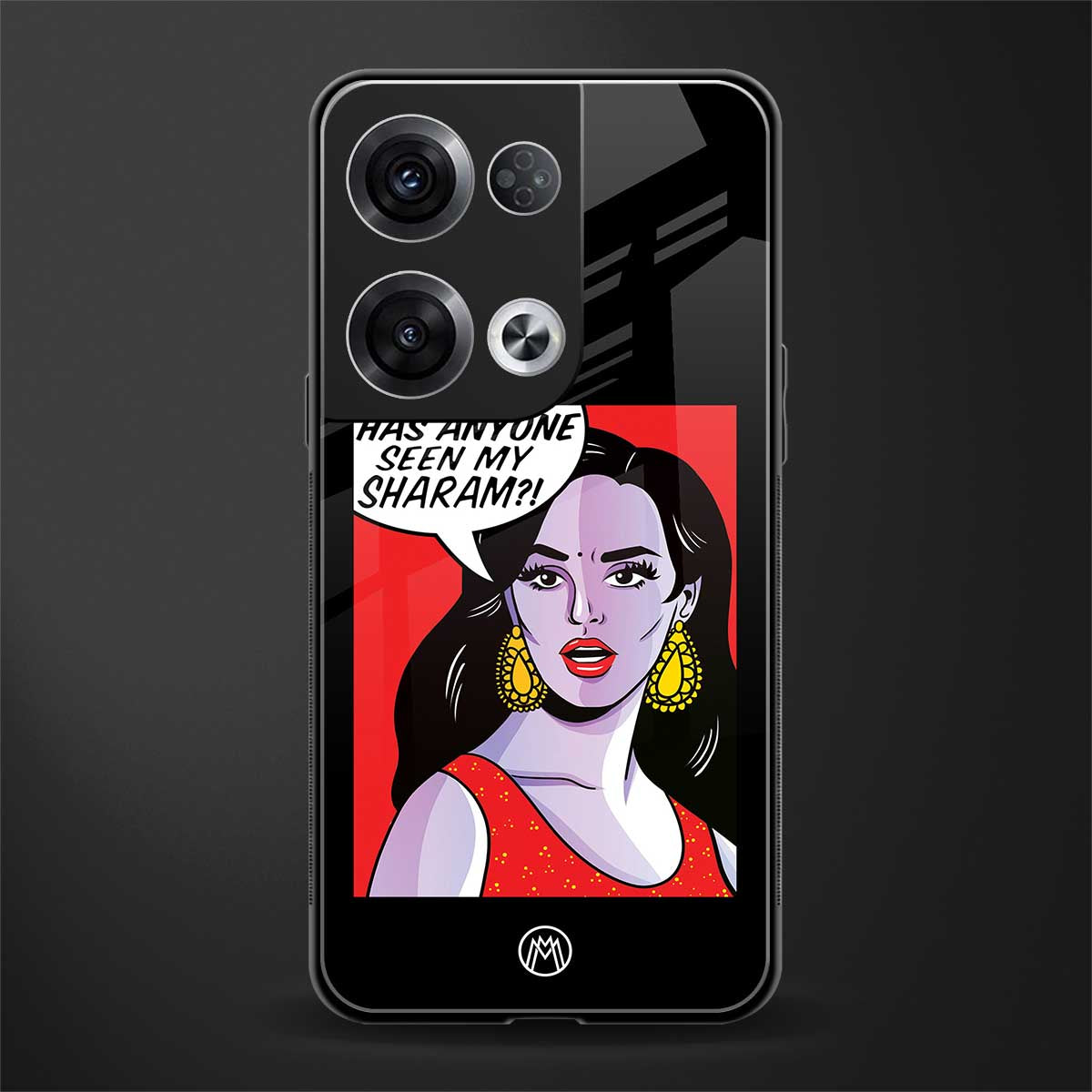 has anyone seen my sharam back phone cover | glass case for oppo reno 8 pro
