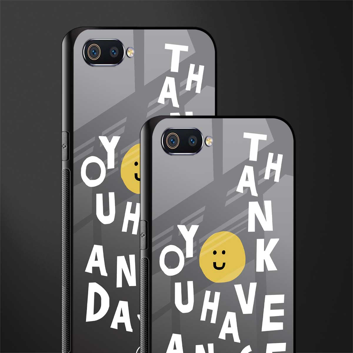 have a nice day glass case for oppo a1k image-2