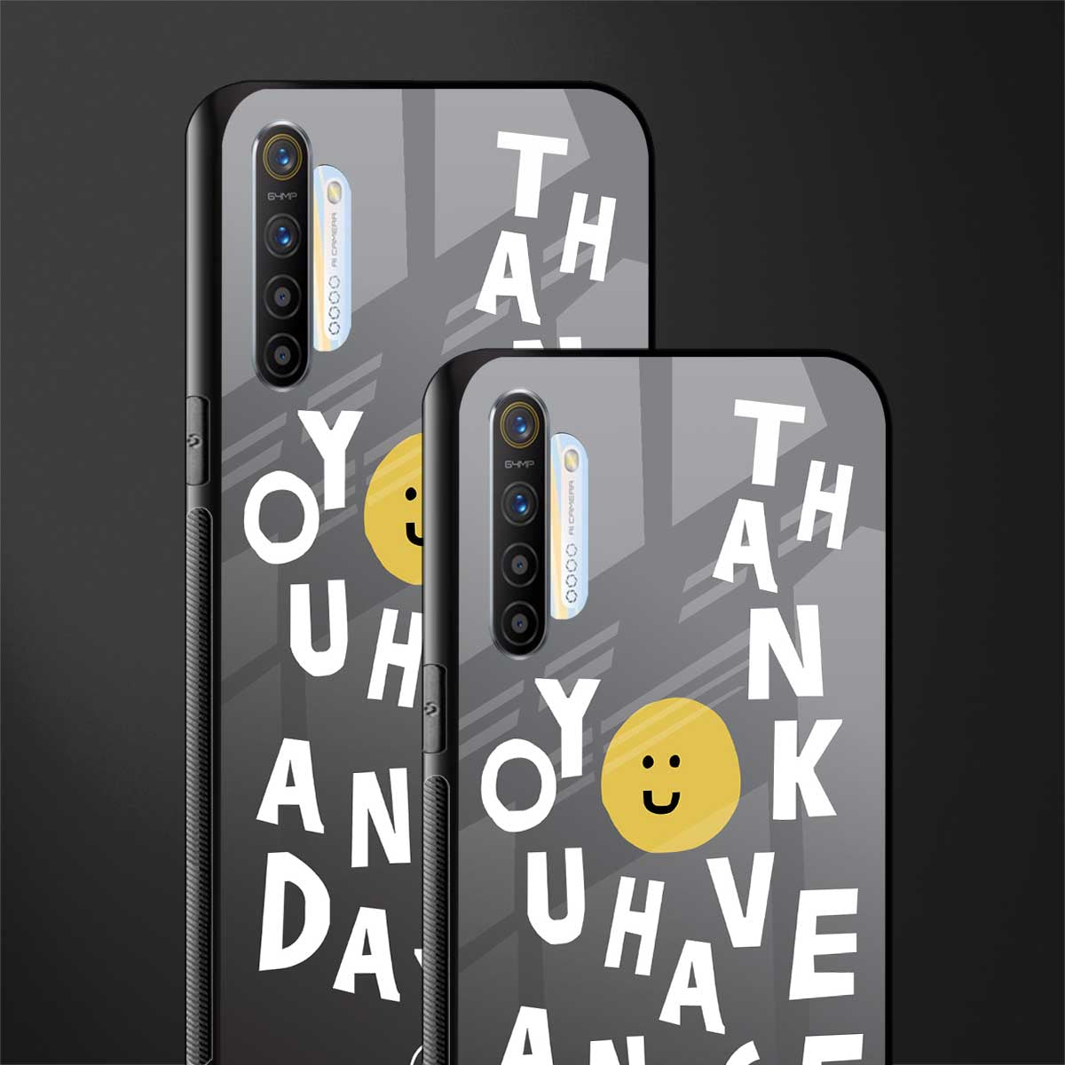 have a nice day glass case for realme x2 image-2
