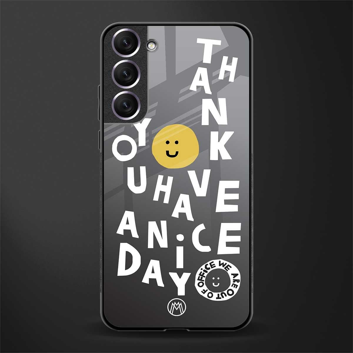 have a nice day glass case for samsung galaxy s21 plus image