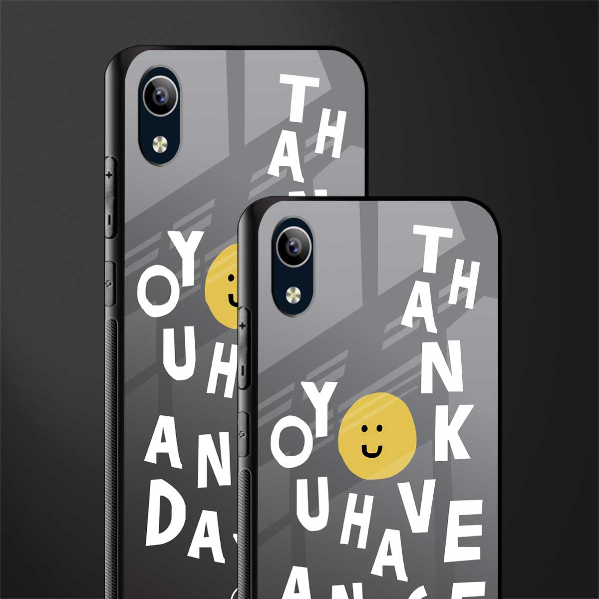 have a nice day glass case for vivo y90 image-2