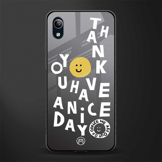 have a nice day glass case for vivo y91i image