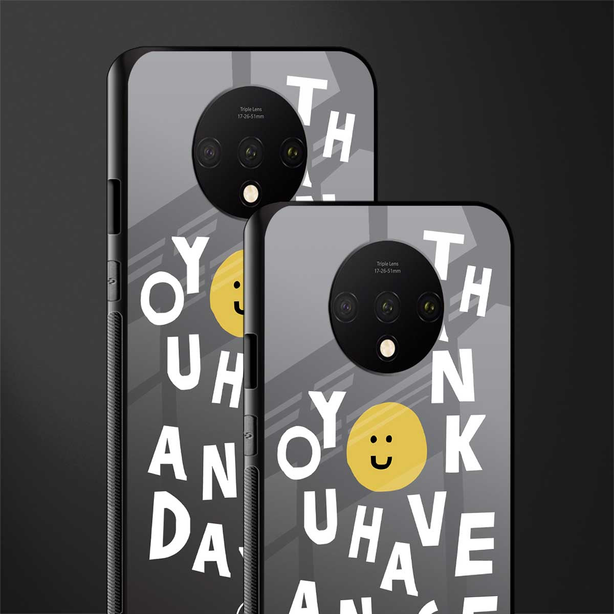 have a nice day glass case for oneplus 7t image-2