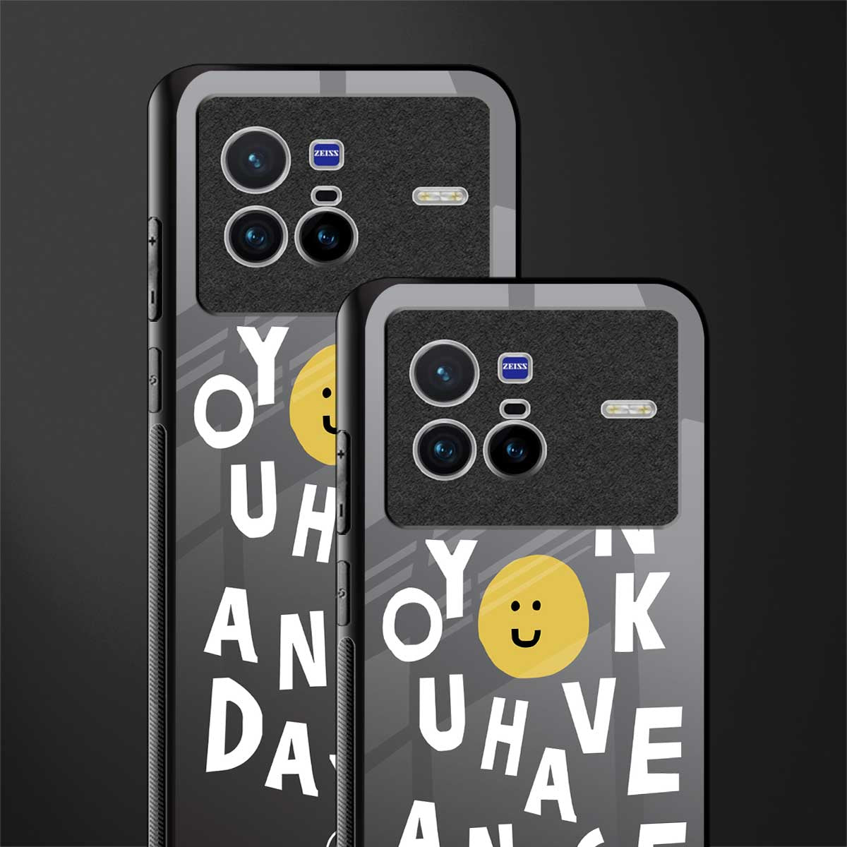 have a nice day glass case for vivo x80 image-2