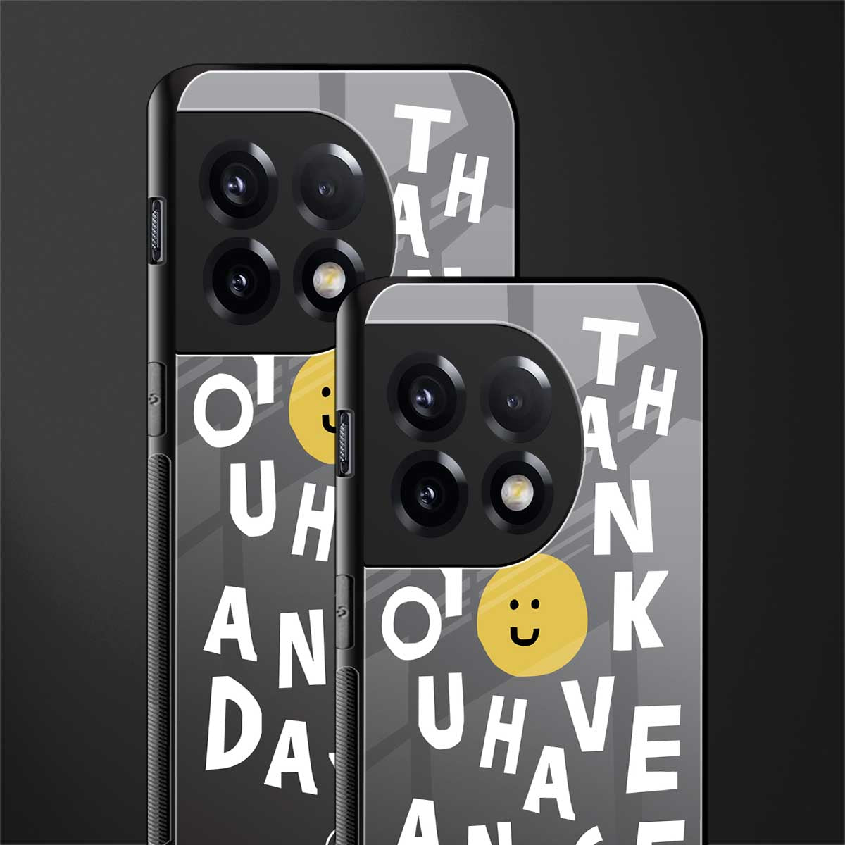 have a nice day back phone cover | glass case for oneplus 11r