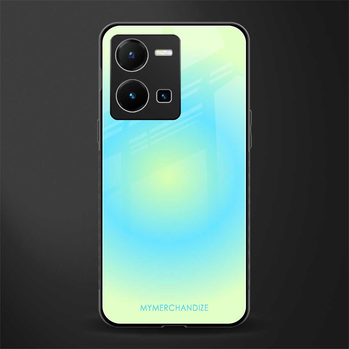 hawaiian breeze back phone cover | glass case for vivo y35 4g