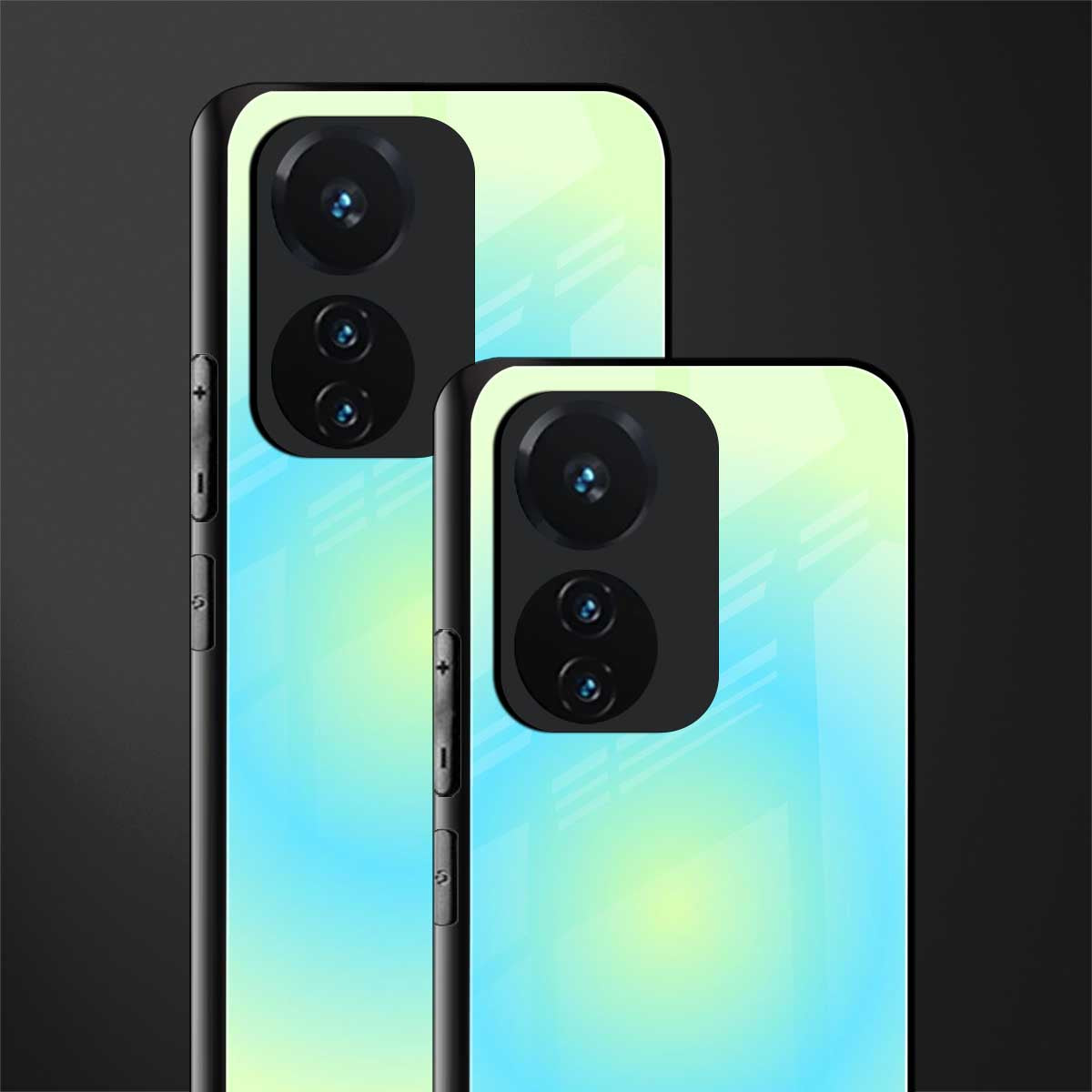 hawaiian breeze back phone cover | glass case for vivo t1 44w 4g