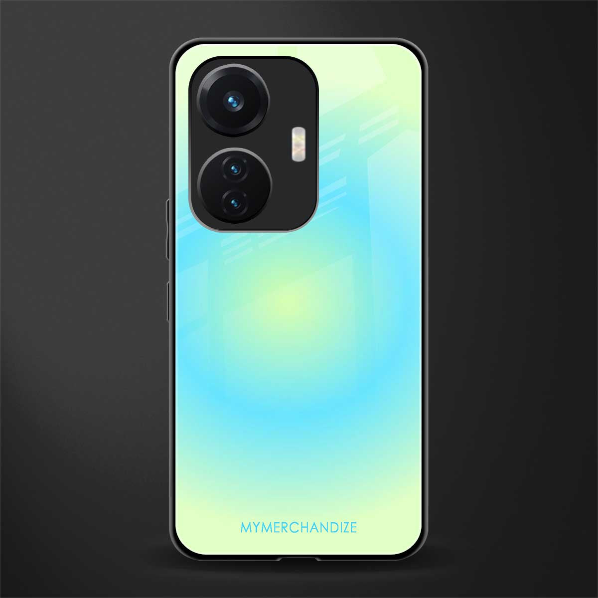 hawaiian breeze back phone cover | glass case for vivo t1 44w 4g