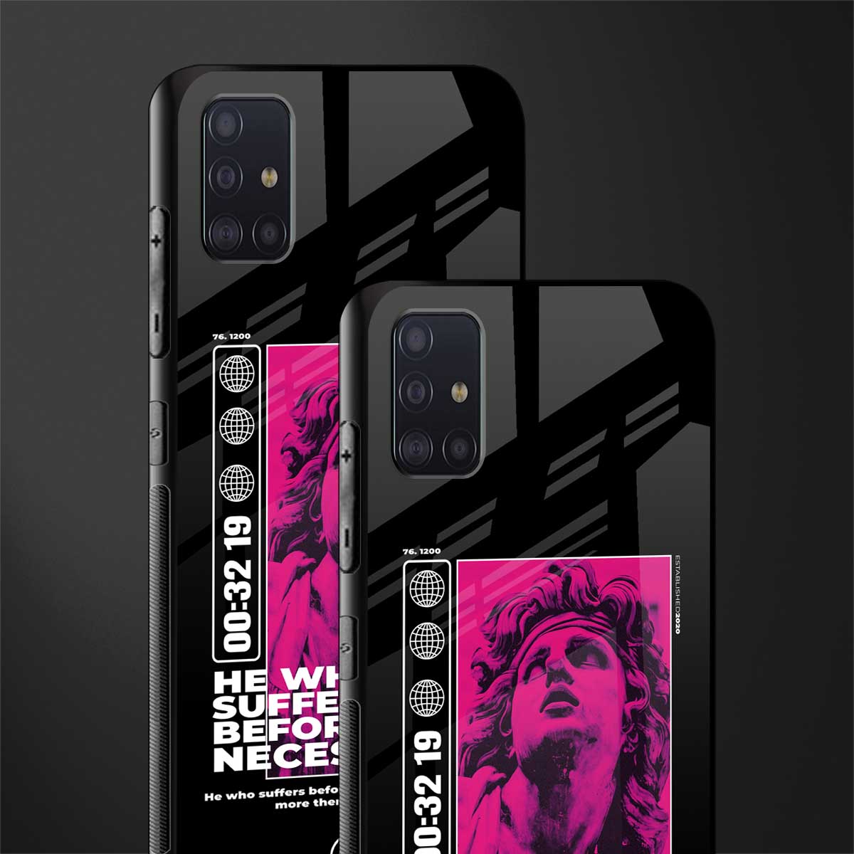 he who suffers glass case for samsung galaxy a71 image-2