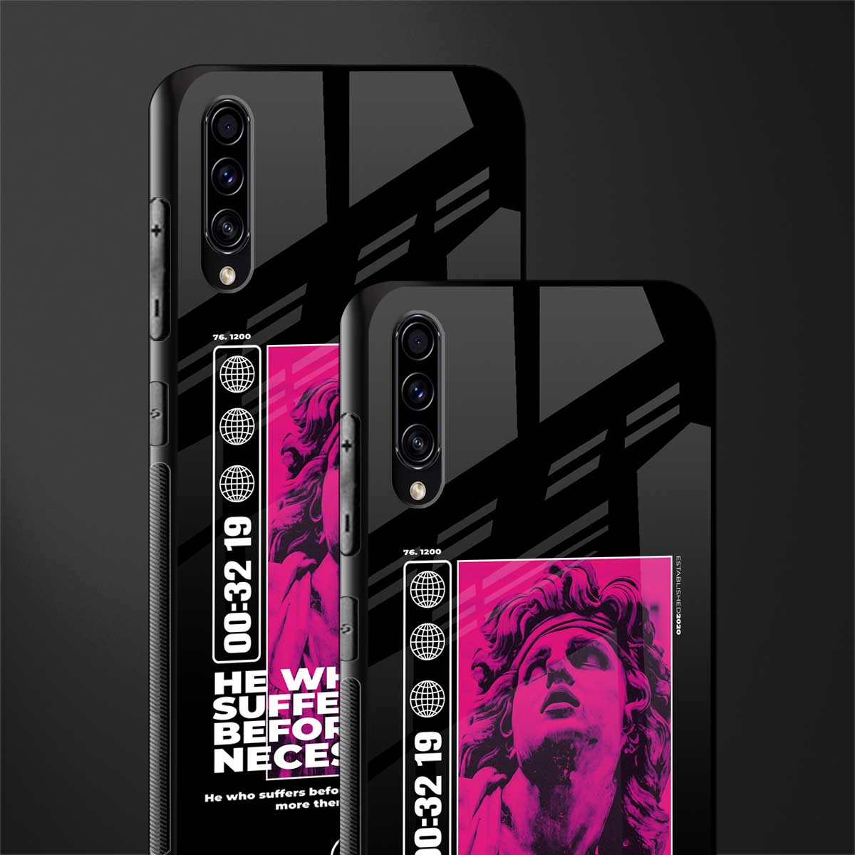 he who suffers glass case for samsung galaxy a70 image-2