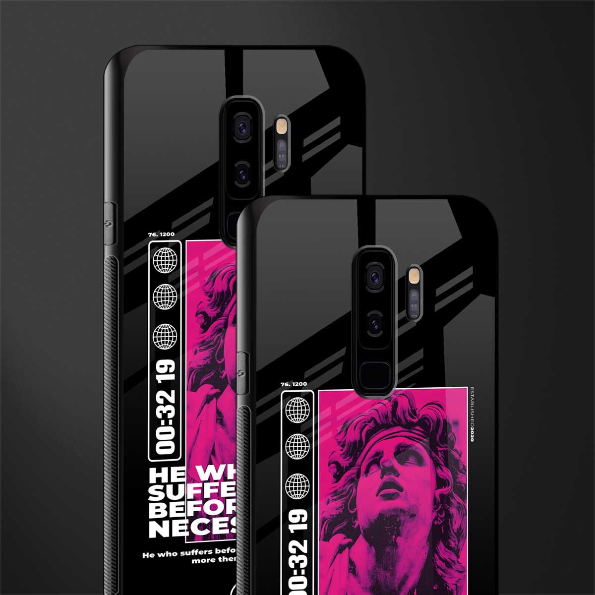 he who suffers glass case for samsung galaxy s9 plus image-2