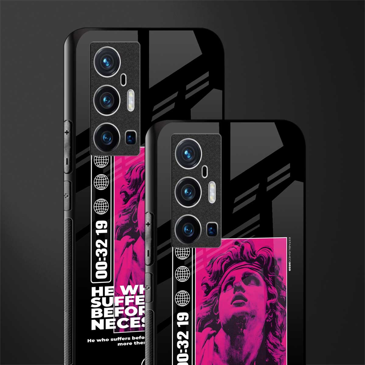 he who suffers glass case for vivo x70 pro plus image-2