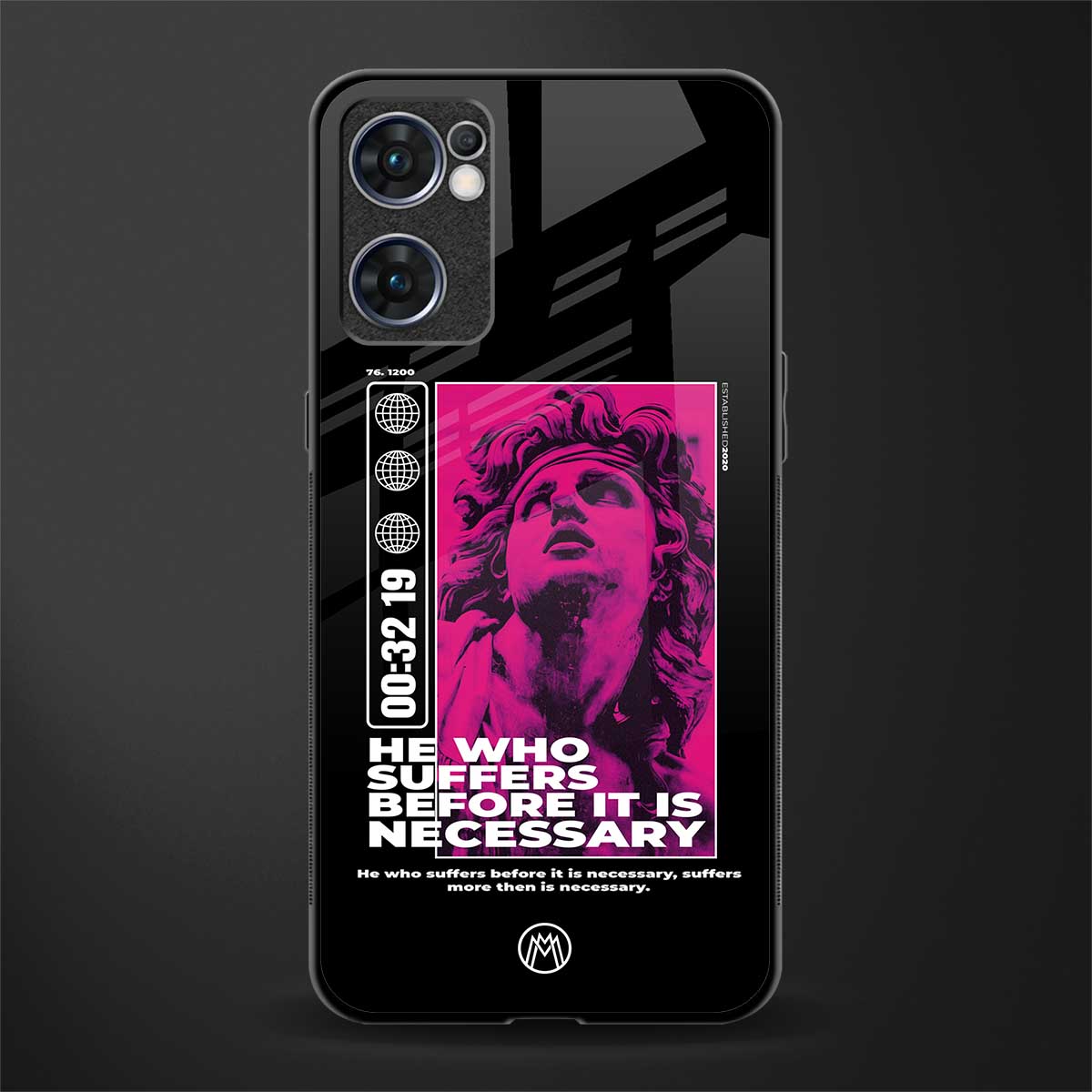 he who suffers glass case for oppo reno7 5g image