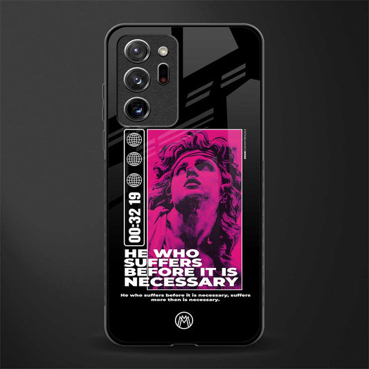 he who suffers glass case for samsung galaxy note 20 ultra 5g image