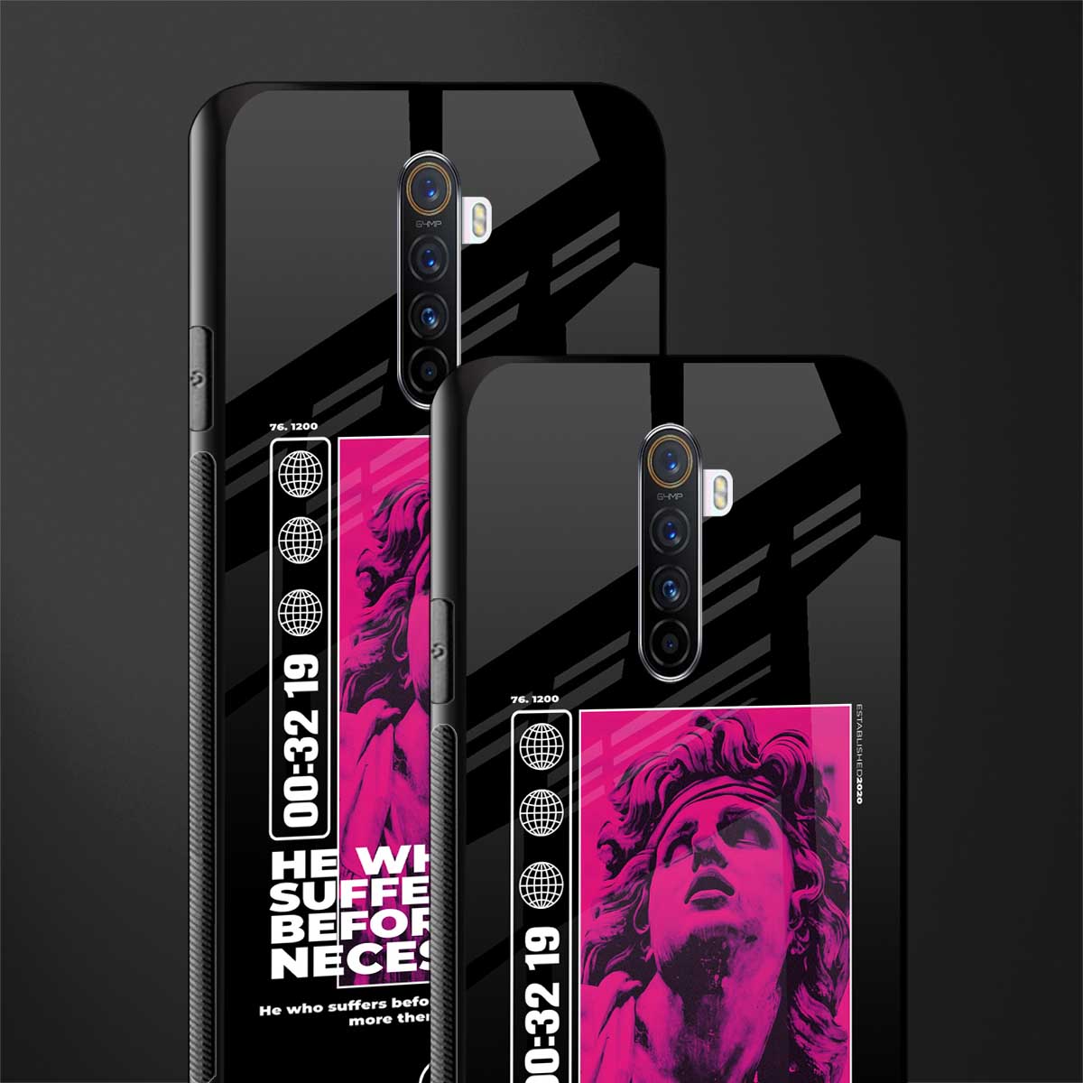 he who suffers glass case for realme x2 pro image-2